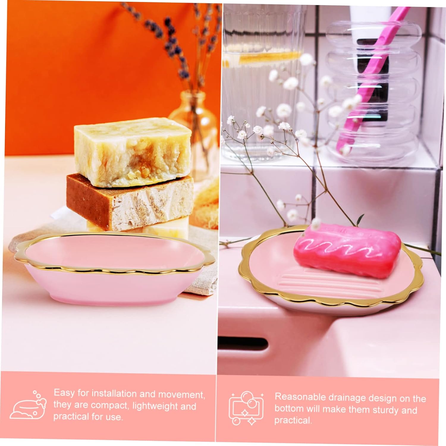 Luxshiny Delightful Ceramic Soap_holder