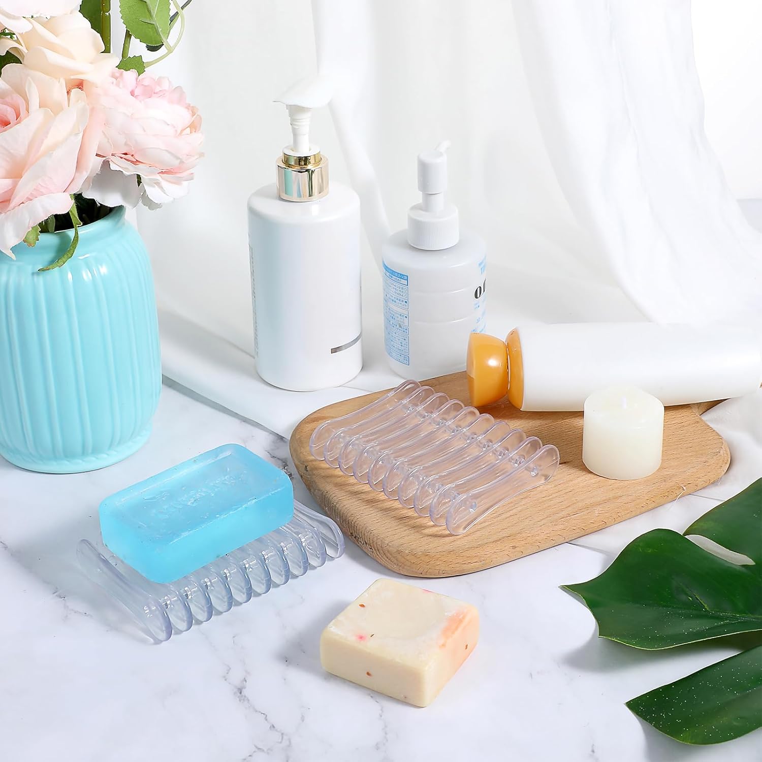 Plastic Soap Holder 2PCS Set
