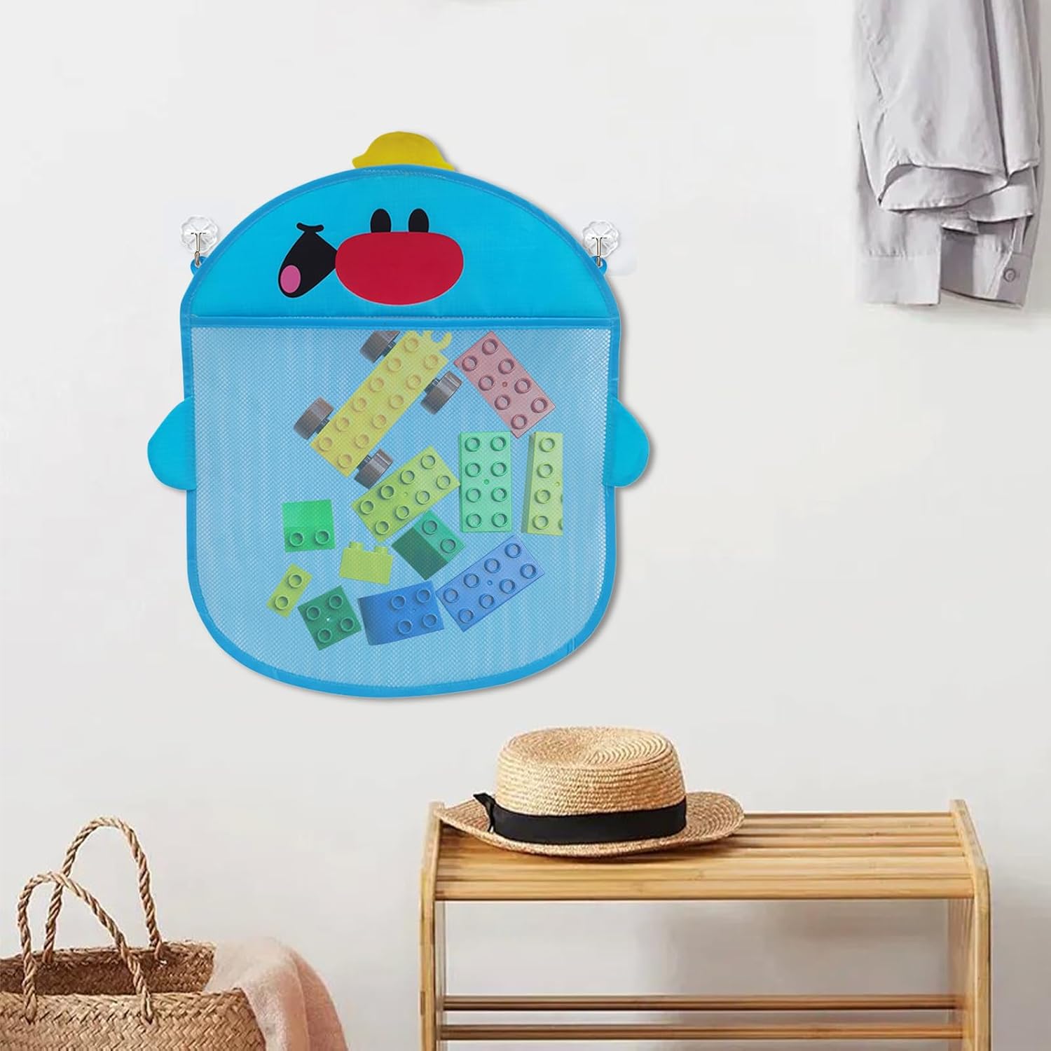 Keep bath toys organized stylish