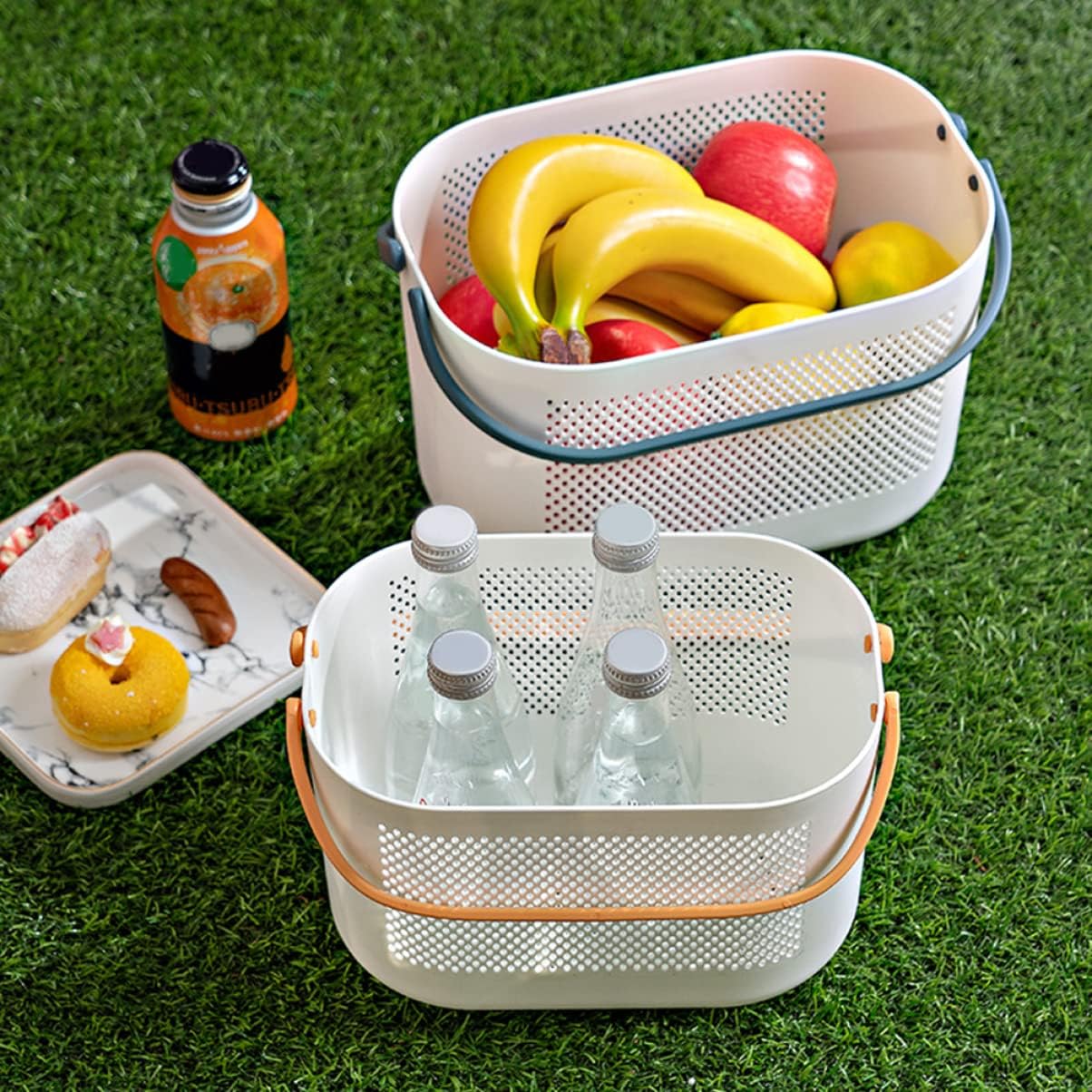 Garneck Storage Basket - Portable Organizer for Bathroom and Kitchen Essentials