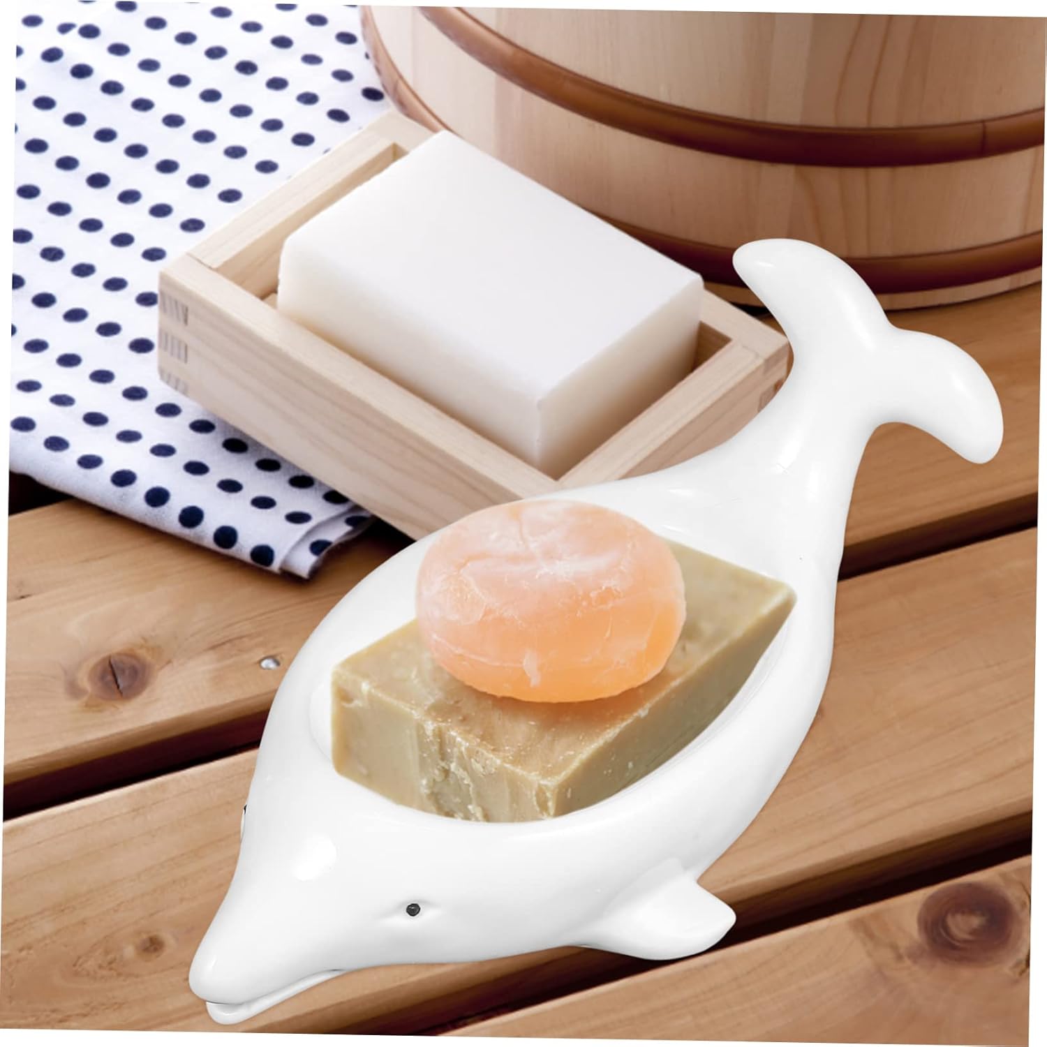 Cute Dolphin Soap Dish for Kids