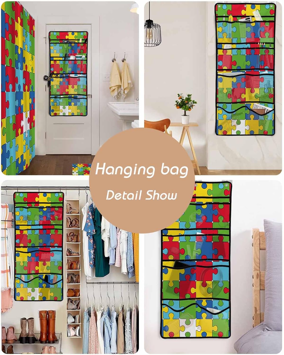 Stylish Mesh Shower Organizer with Easy Installation