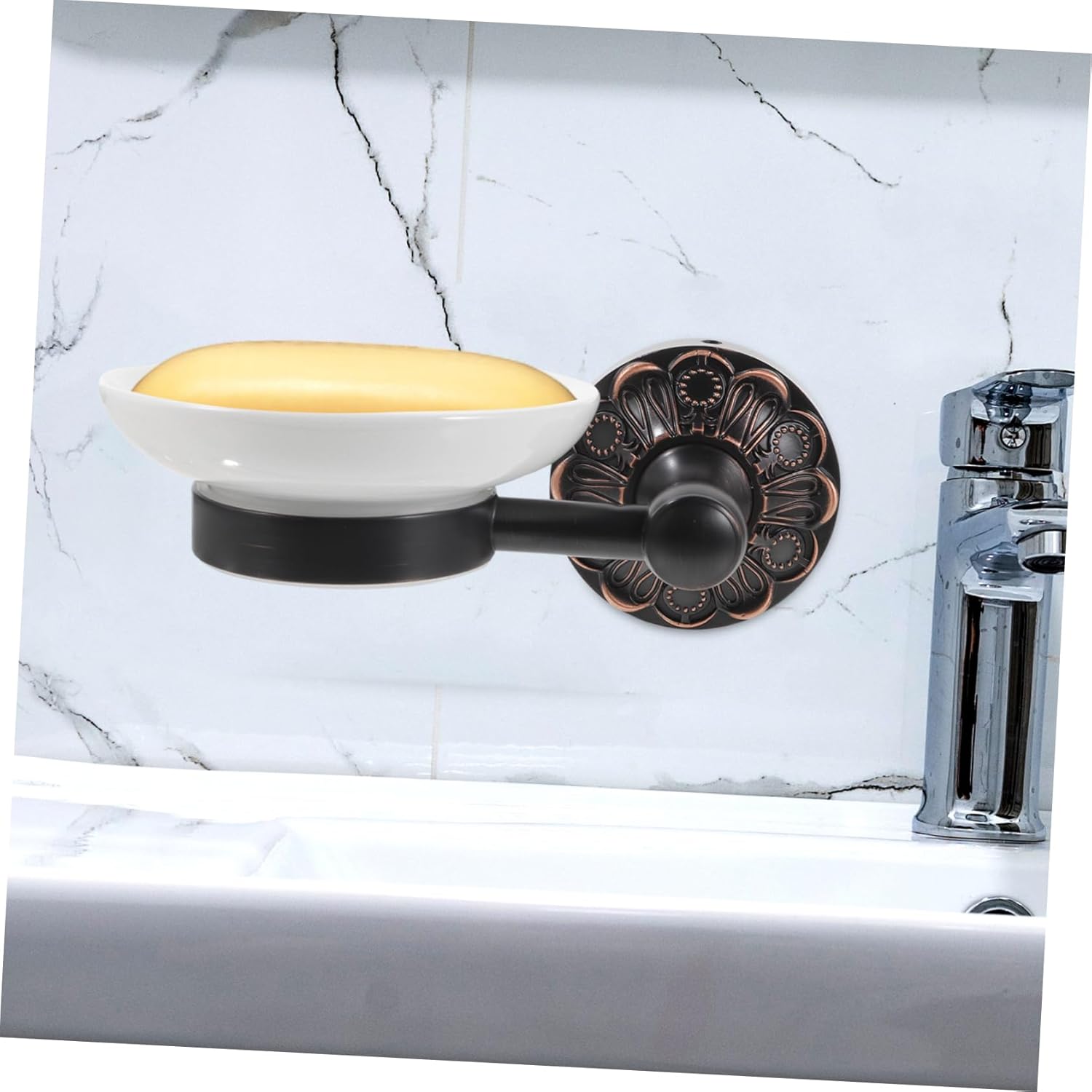 STOBAZA Wall Mount Soap Dish Holder with Antique Copper Finish