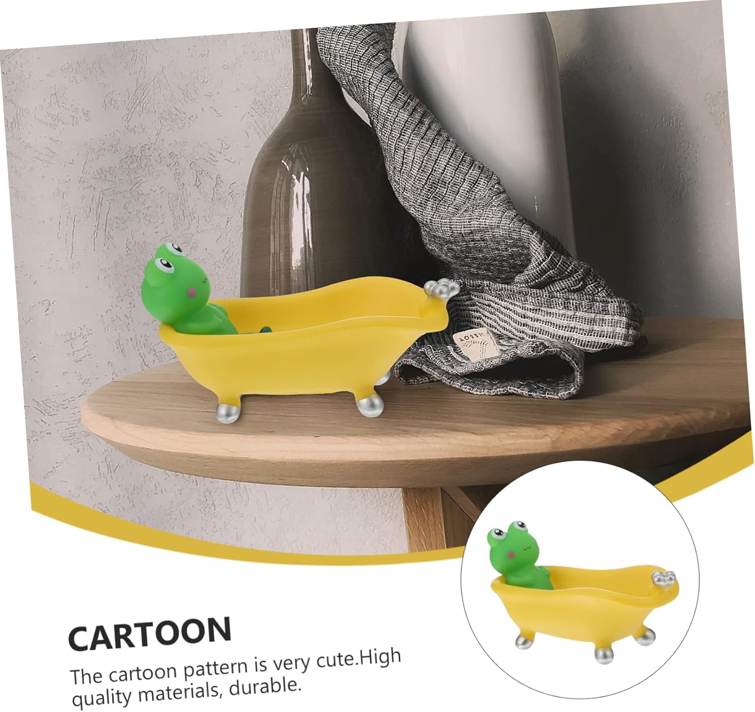 Bathroom Soap Organizer with Drain for Bar Soap
