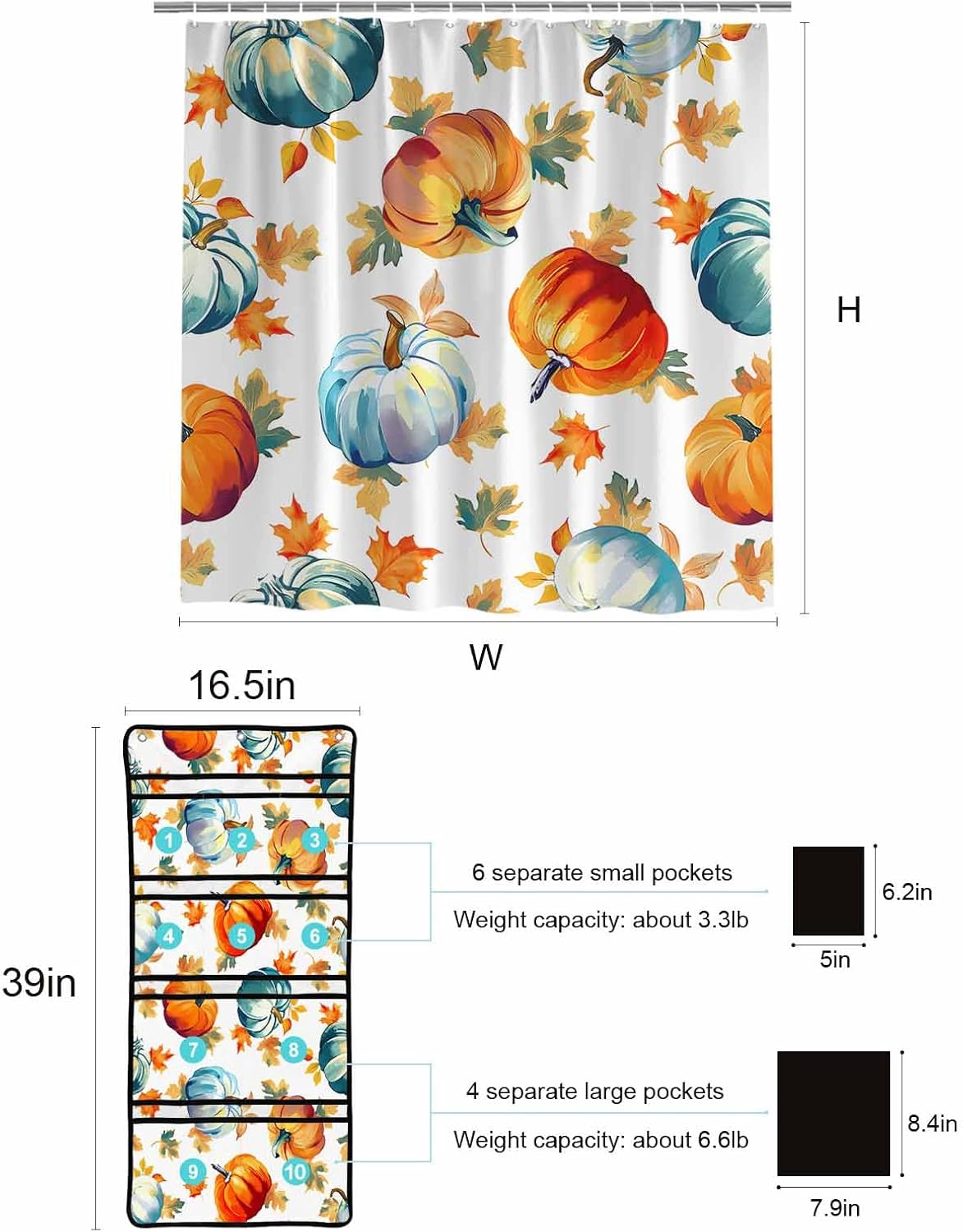 The Perfect Shower Curtain Organizer Easy to Install Waterproof and Durable