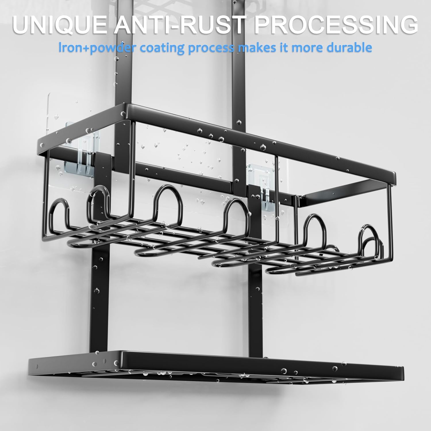 Stylish 3-Tier Hanging Shower Caddy for Your Bathroom