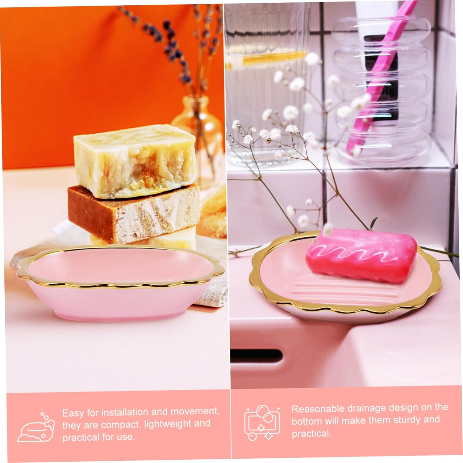 Elegant Ceramic Soap Holder
