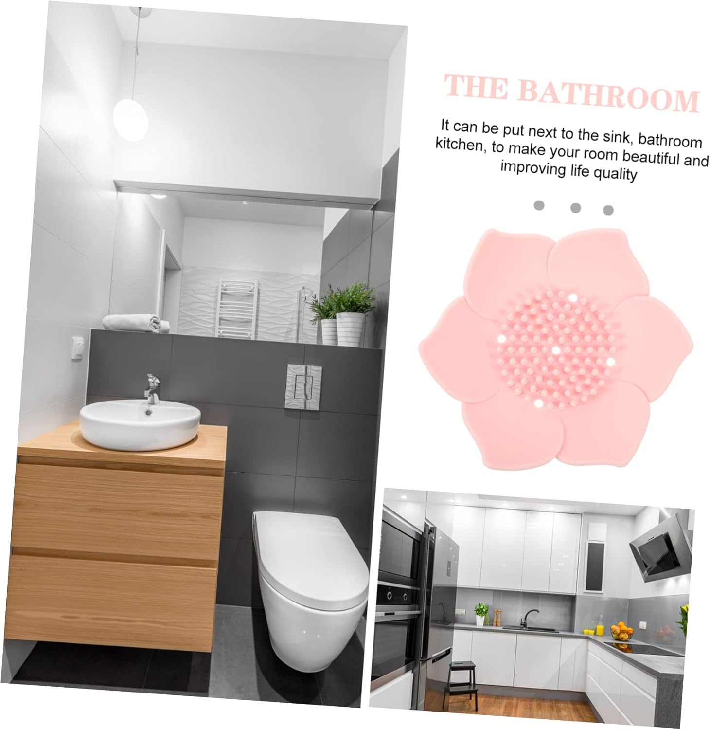 Floral Silicone Soap Holder 2-Piece Set