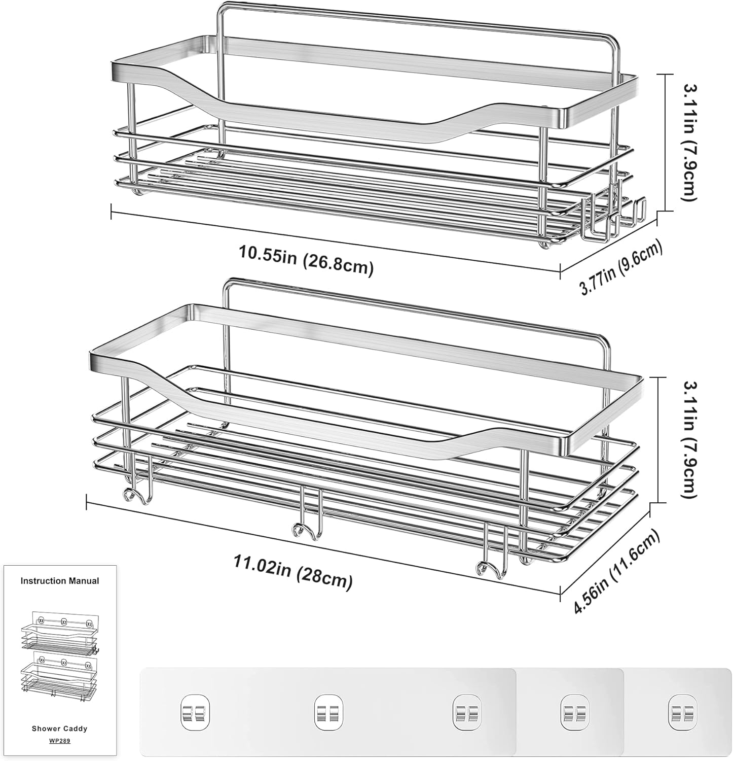 Orimade Stainless Steel Showers Organizer