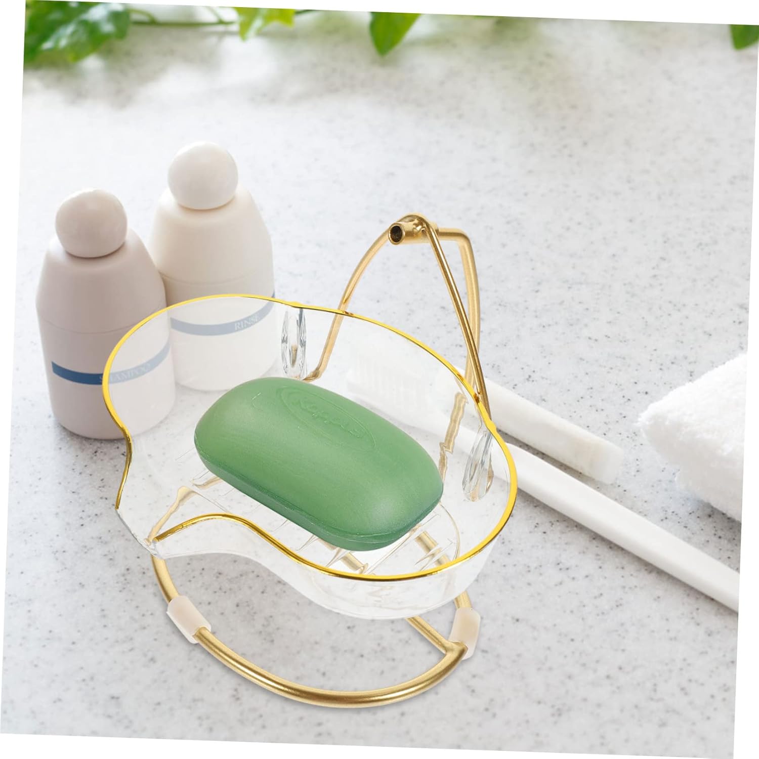 Gleavi Transparent Storage Holder for Bathroom