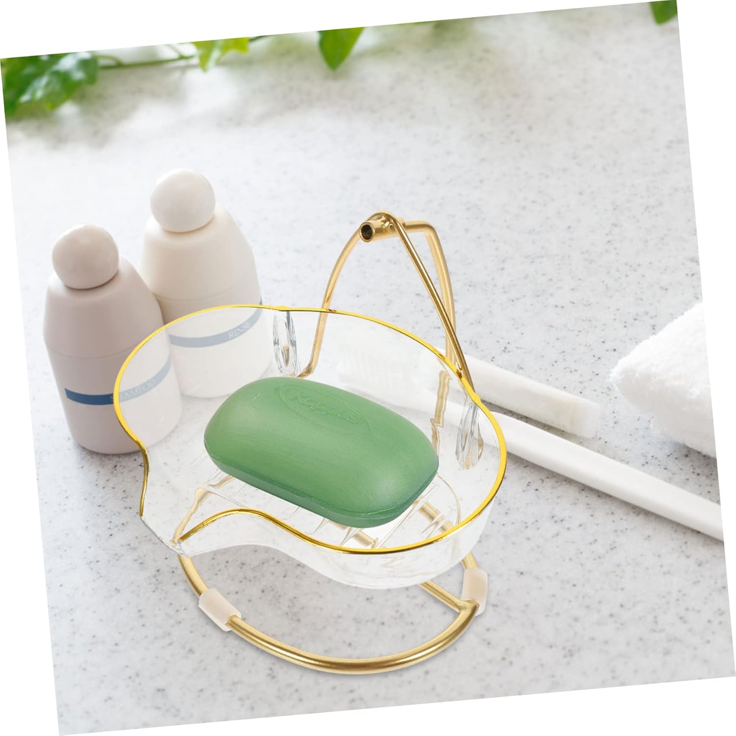 Unomor Self-Draining bathroom soap lid