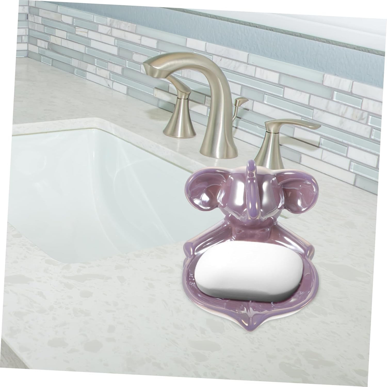 Cute Elephant-Cutcerb Ceramic Soap Holder