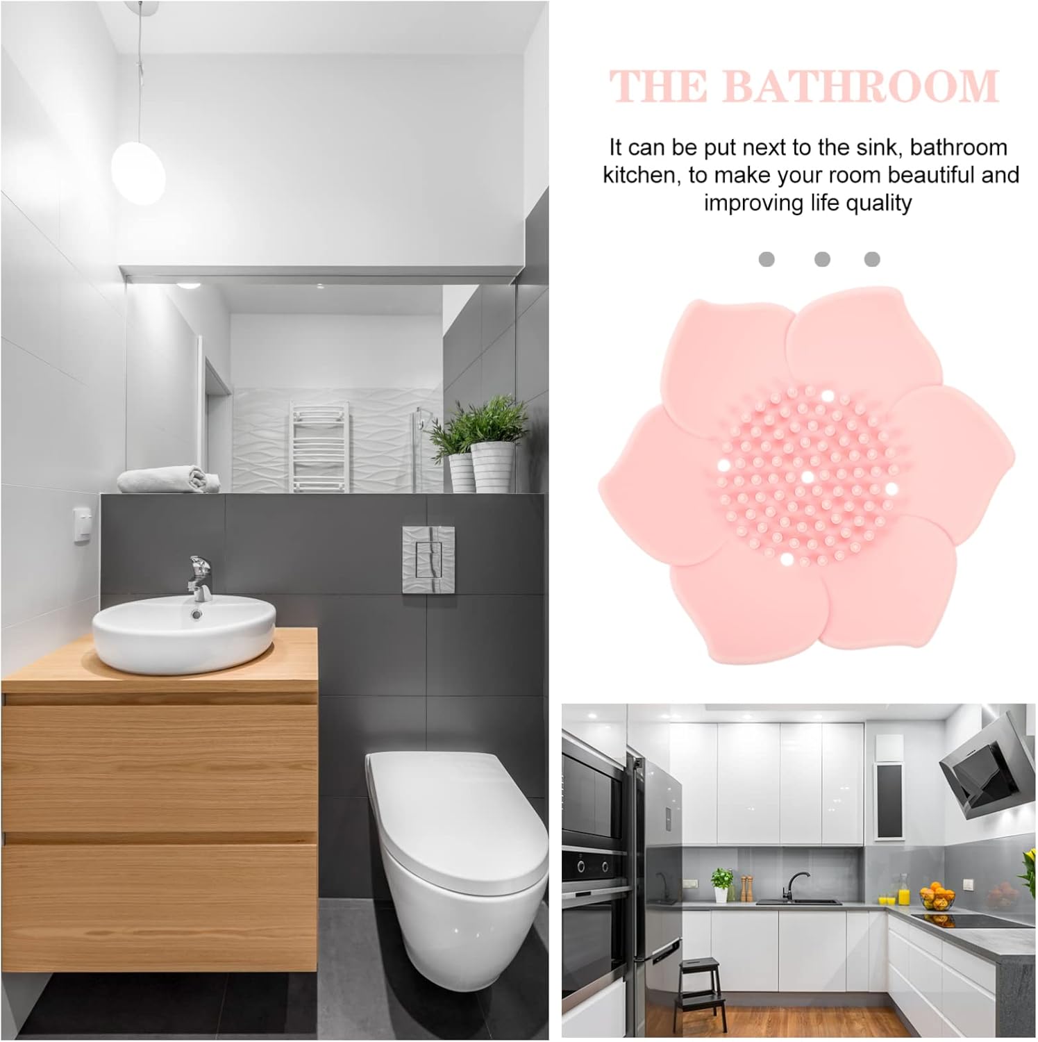 Floral Silicone Soap Holder with draining feature
