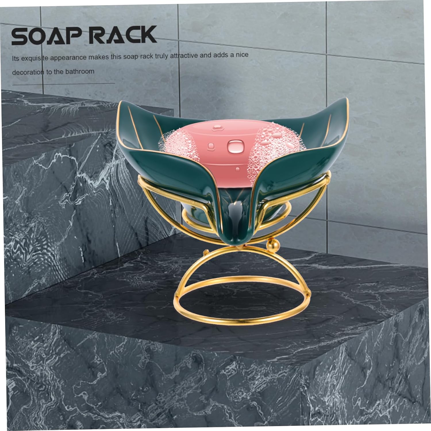 LIFKOME Mermaid Shaped Soap Holder