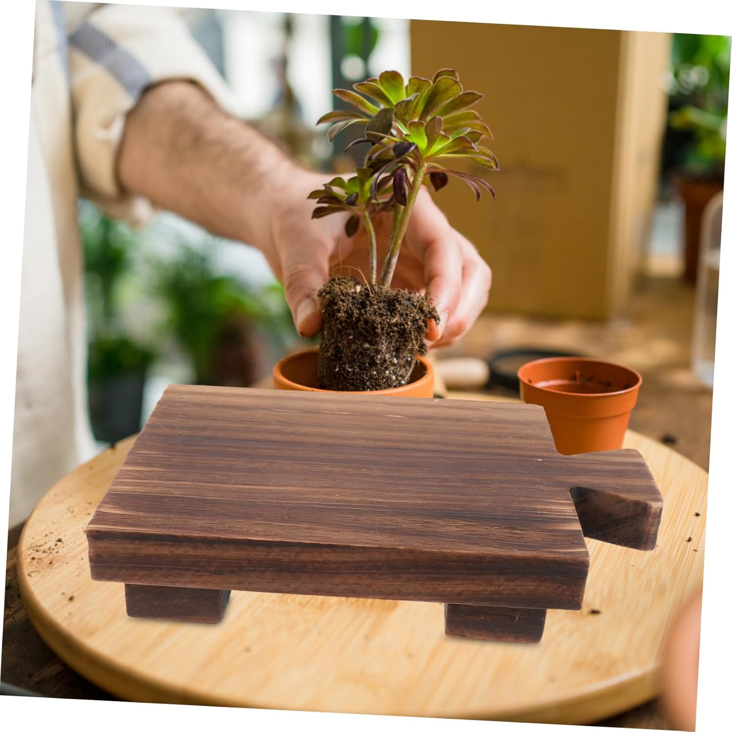 WoodenSOAP Tray Rack for Kitchen Bathroom