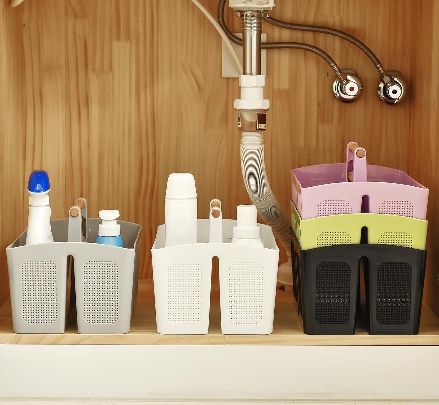 Sturdy Portable Showers stationary with Compartmental Design for Bathroom Essentials