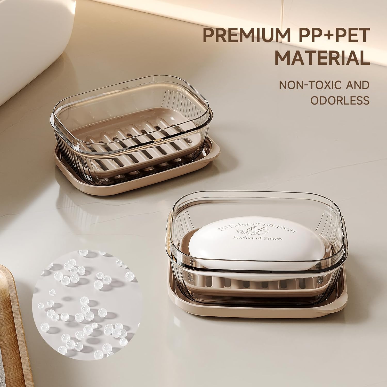 TopavatopTravel Soap Case Leak-Proof TSA-Friendly Durable