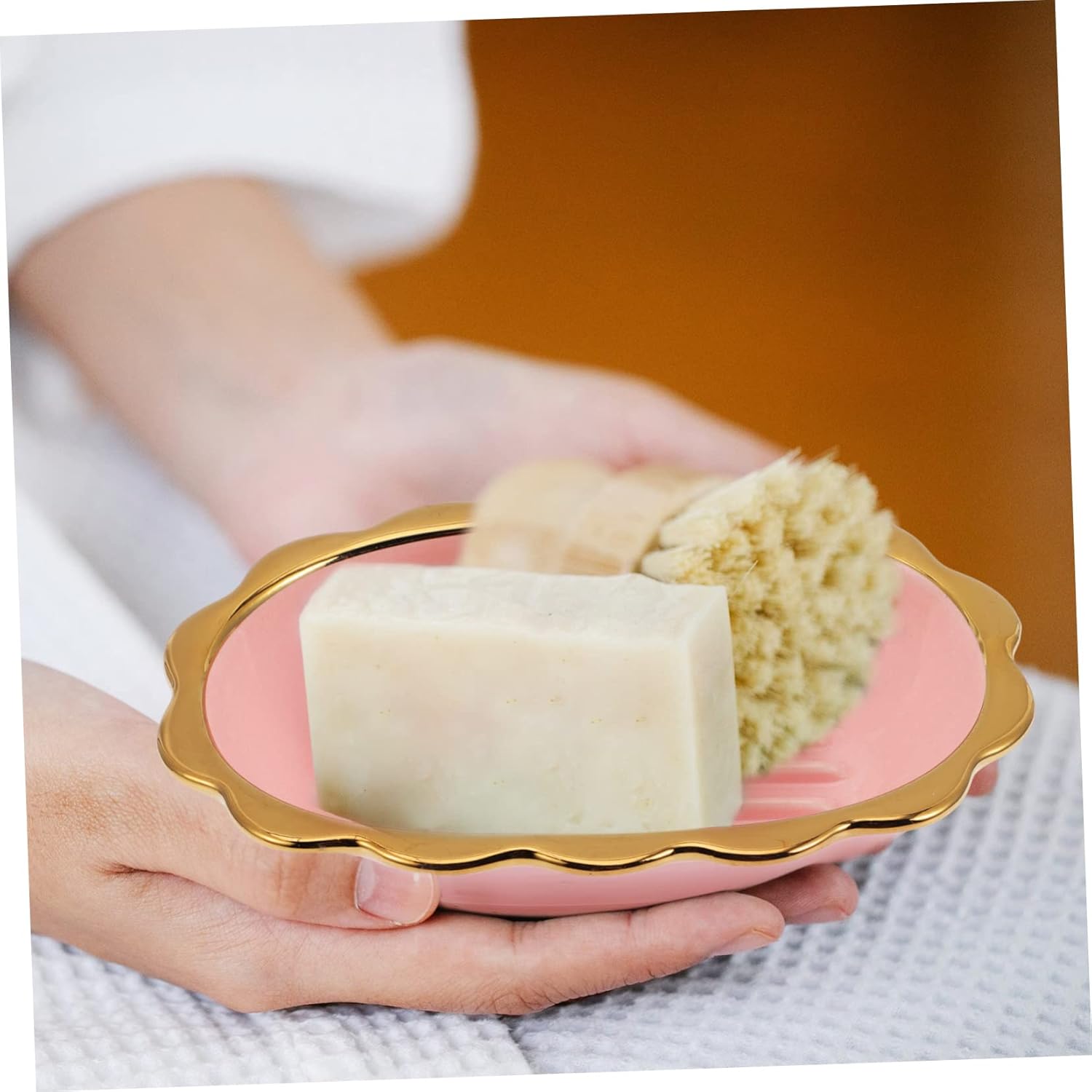 Luxshiny Delightful Ceramic Soap_holder