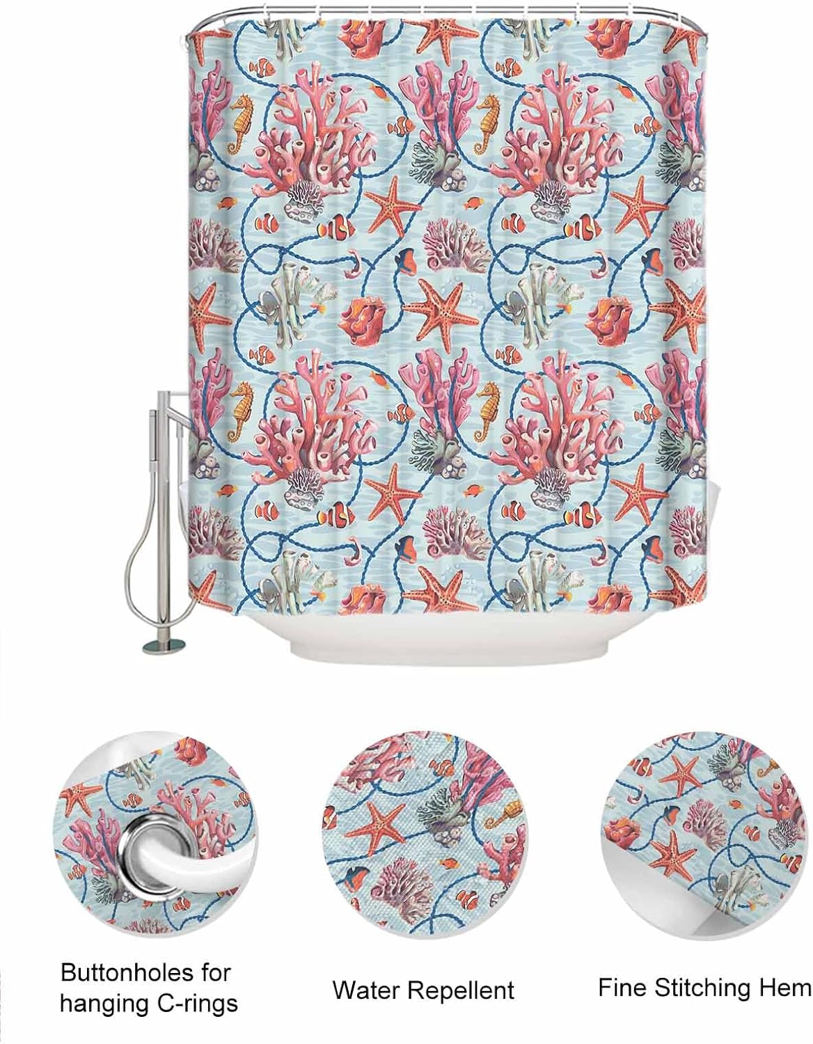 Vibrant 10-Pocket Mesh Showers