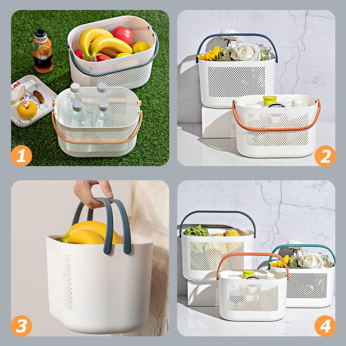 Toddmommy Portable Organizer Handy for Bathroom Pantry and Kids Essentials