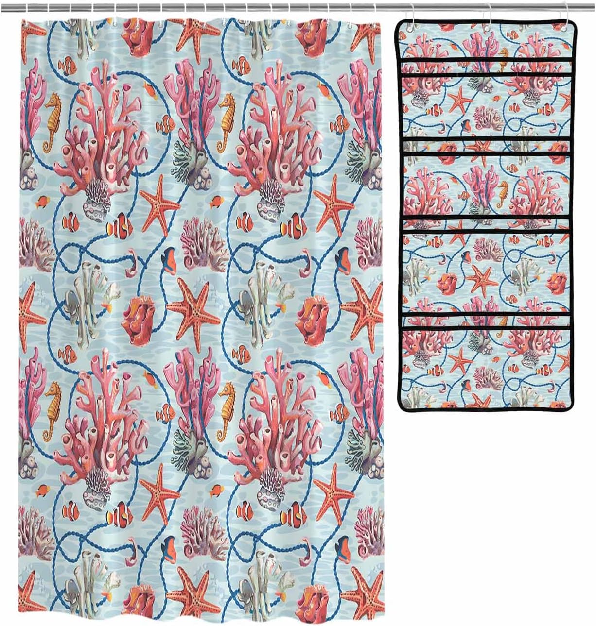 Vibrant 10-Pocket Mesh Showers