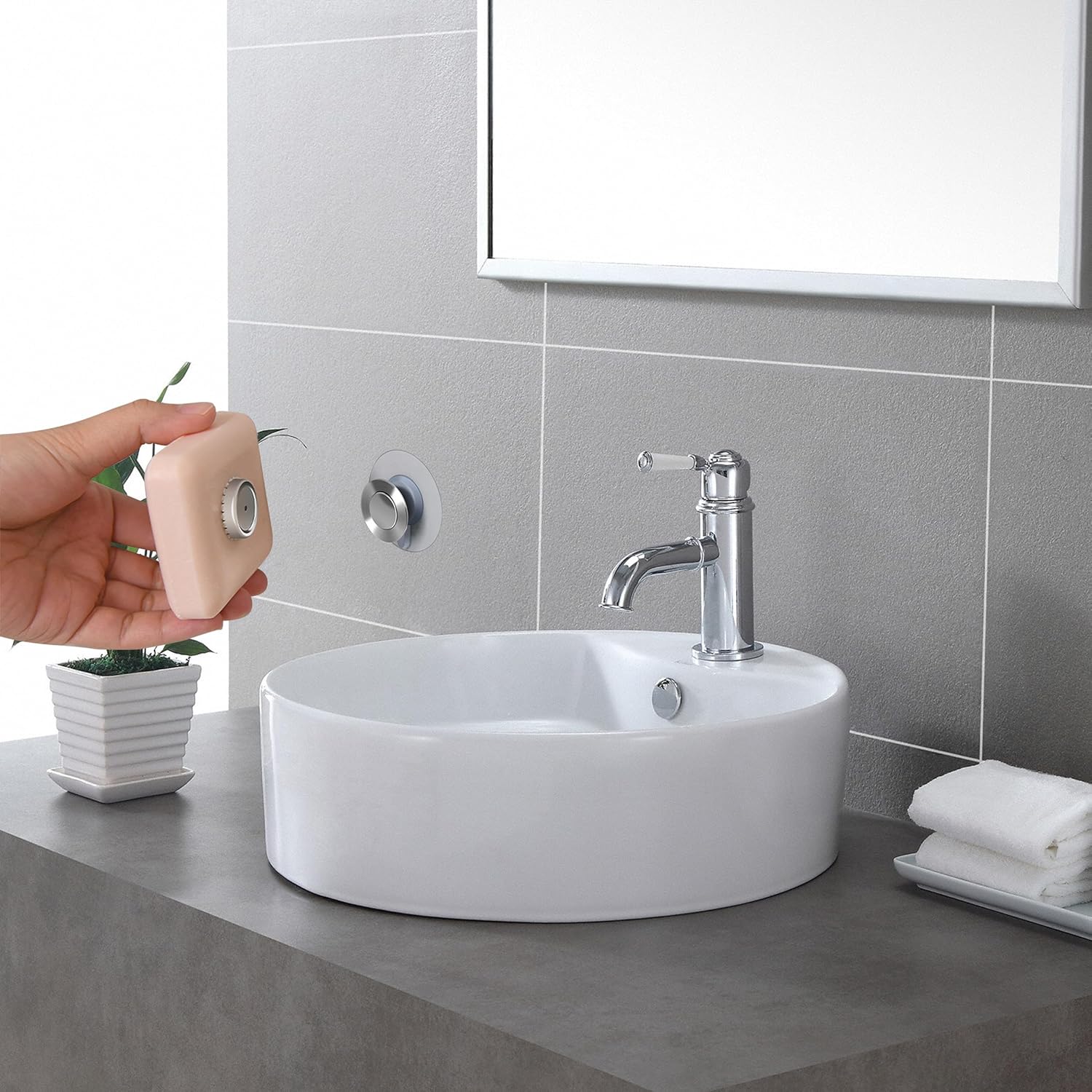 Durable Magnetic Soap Holder with Suction Cup for Bathroom Kitchen Use