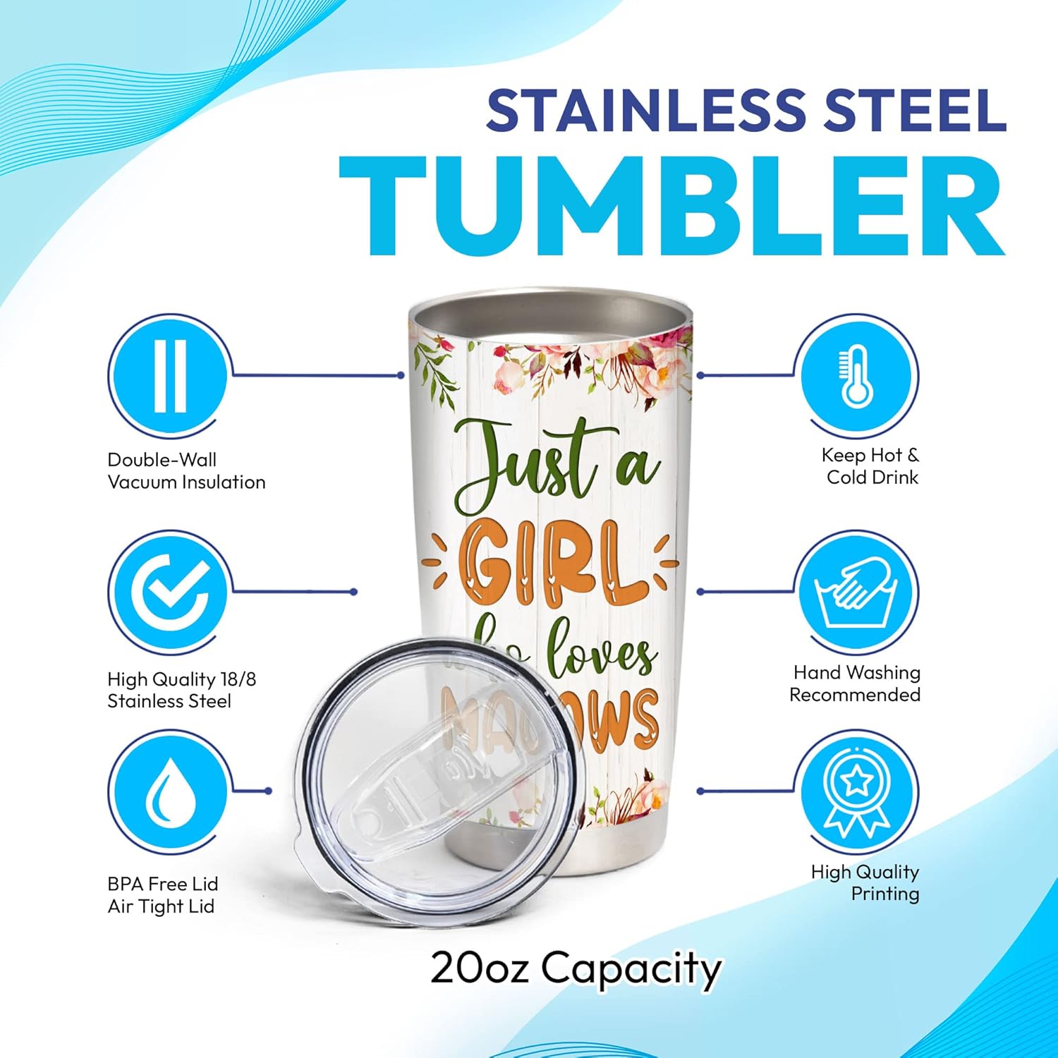 Personalized Macaw Lovers Stainless Steel Tumbler