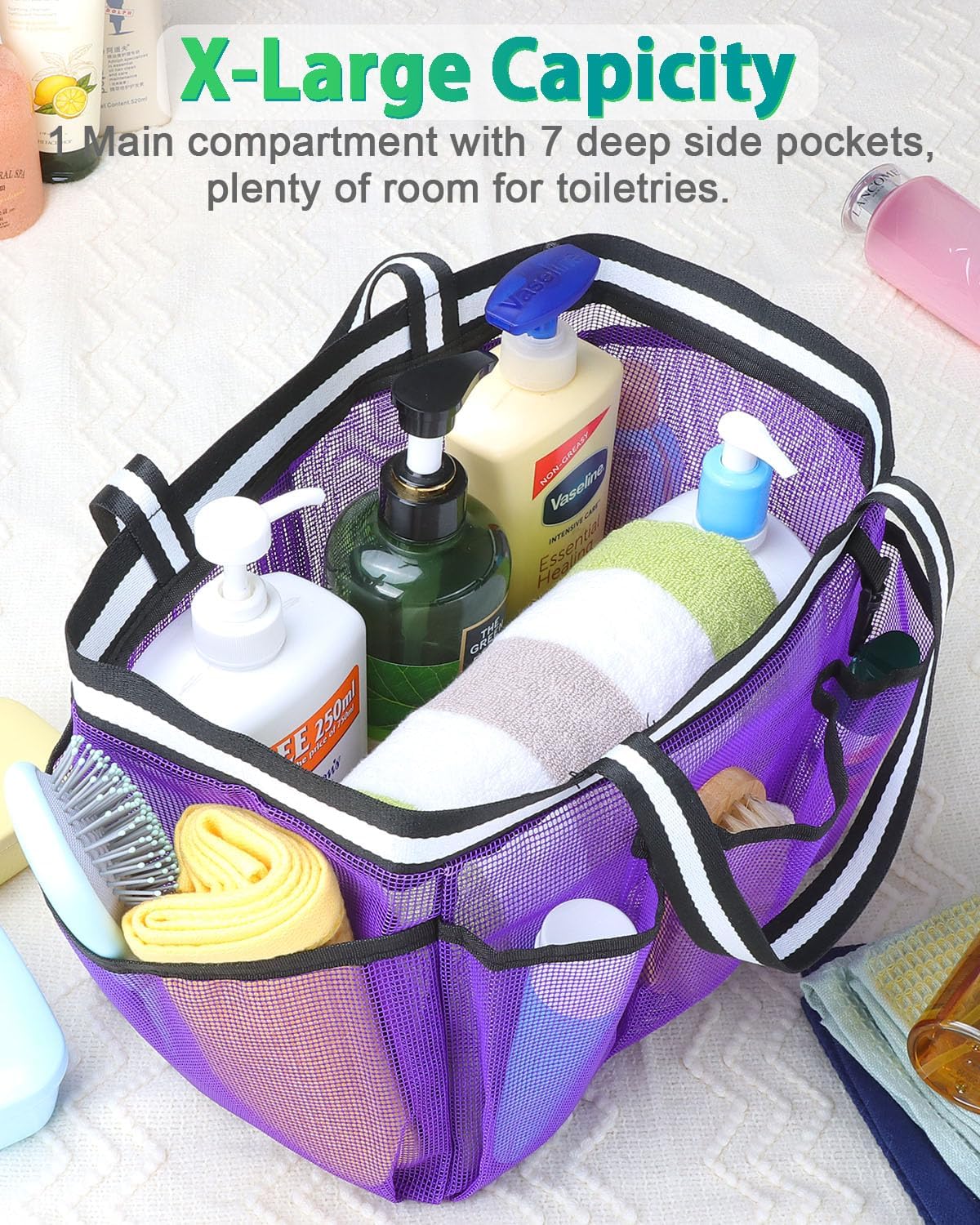 Lifelike Mesh Shower Caddy