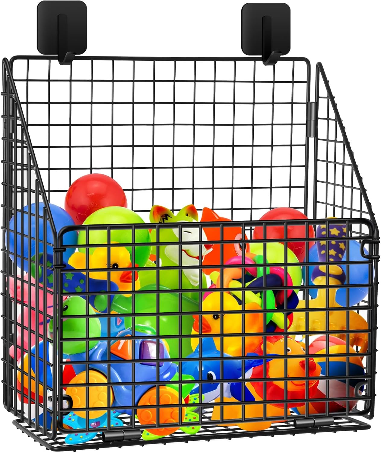 Greentainer Foldable Bath Toy Storage Basket