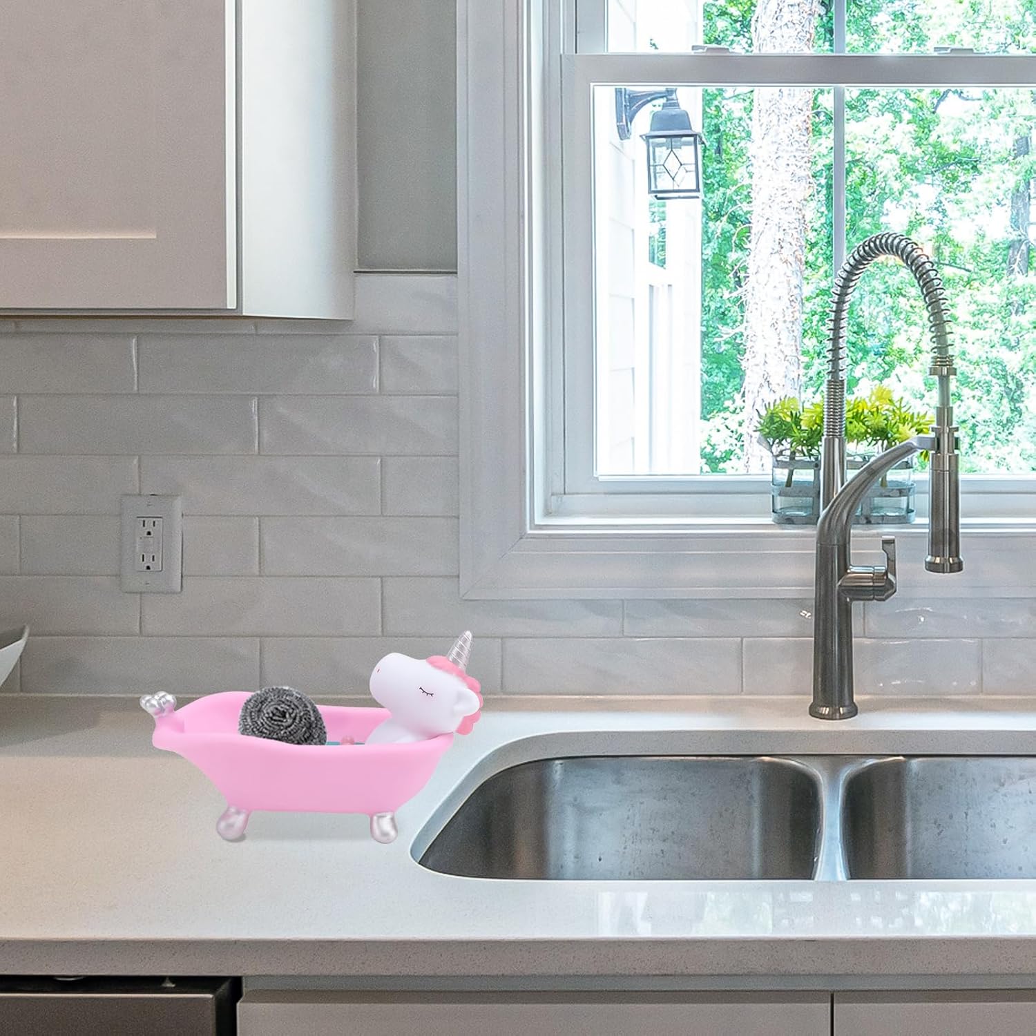 Cute Unicorn Soap Dish for Bathroom and Kitchen