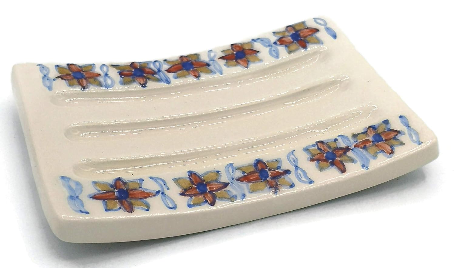 Handmade Floral Soap Dish
