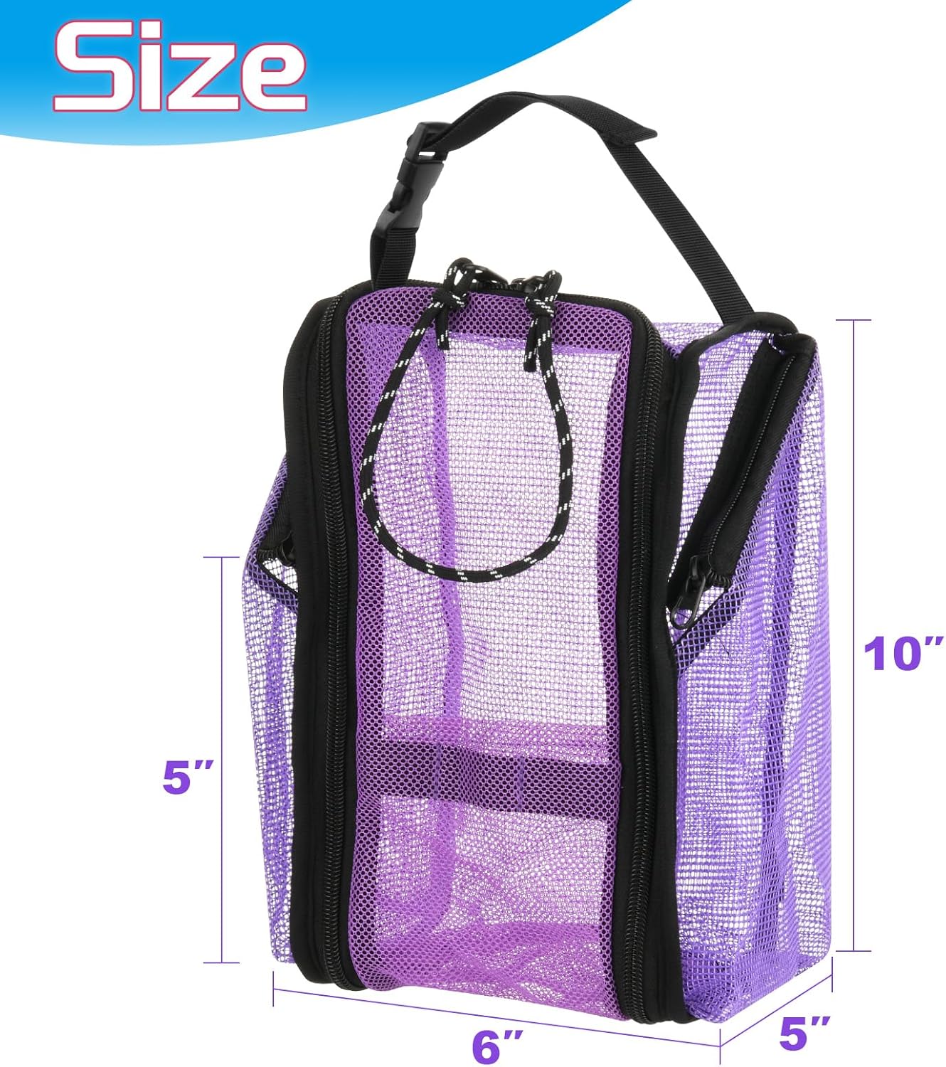 High-Quality Mesh Shower Caddy for Easy Storage