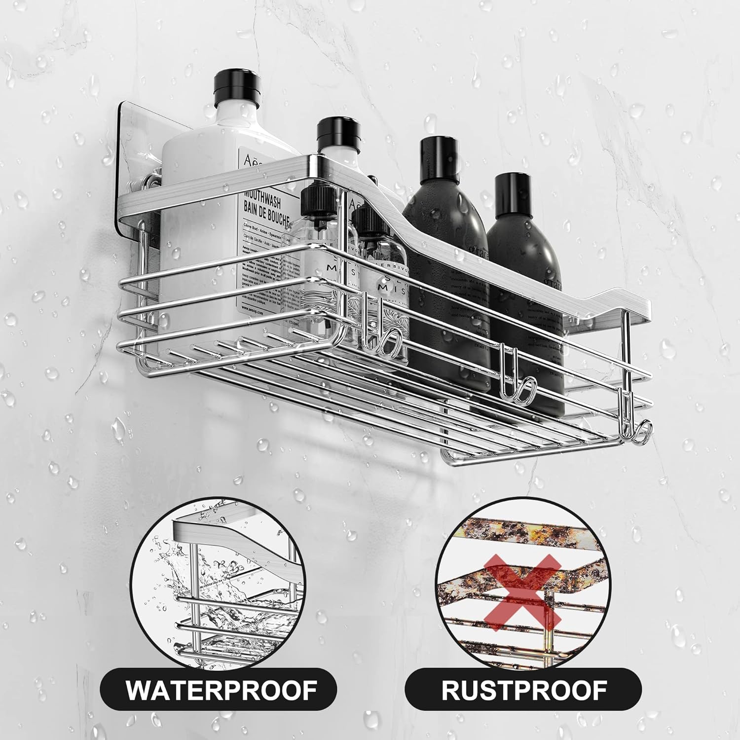 Orimade Stainless Steel Showers Organizer