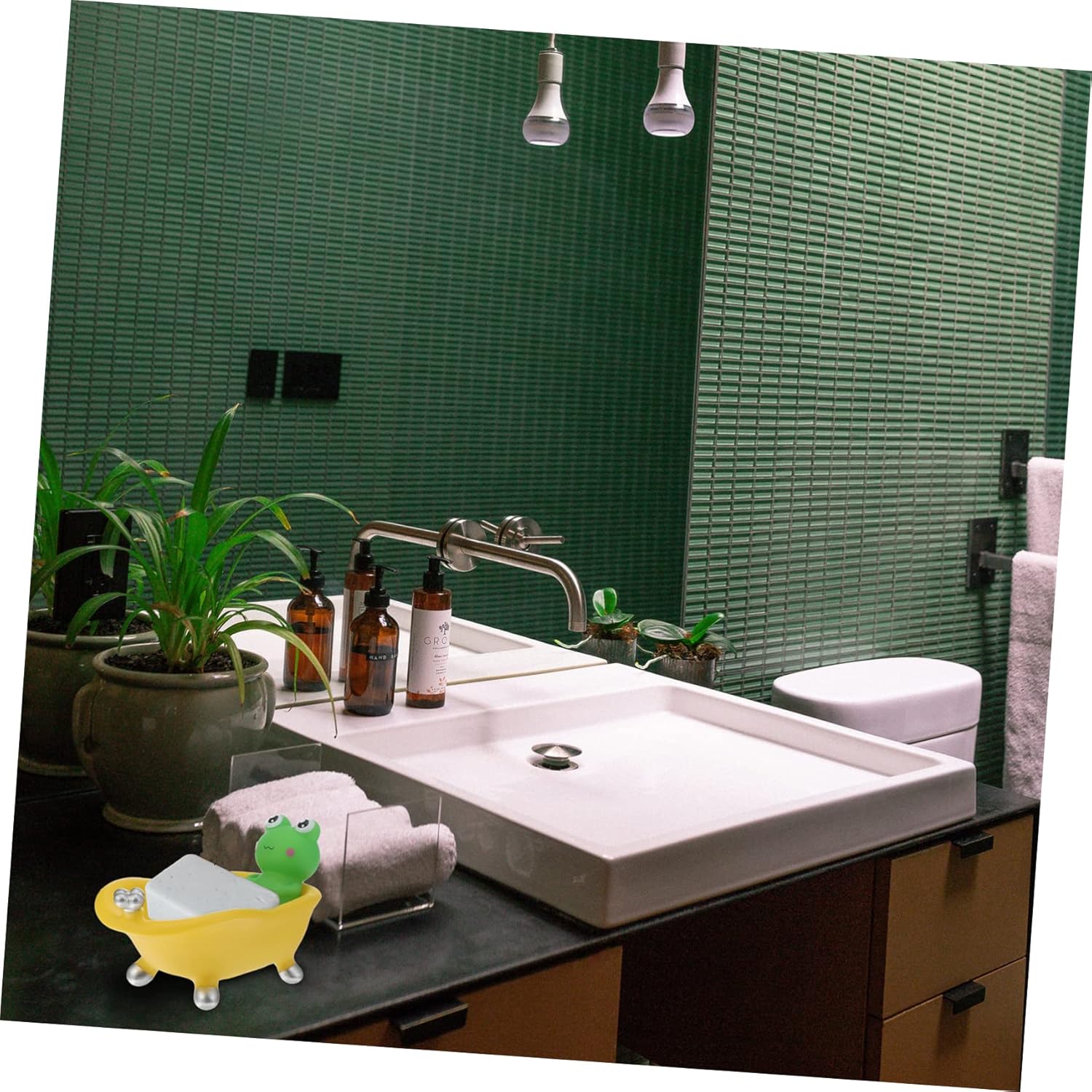 Bathroom Soap Organizer with Drain for Bar Soap