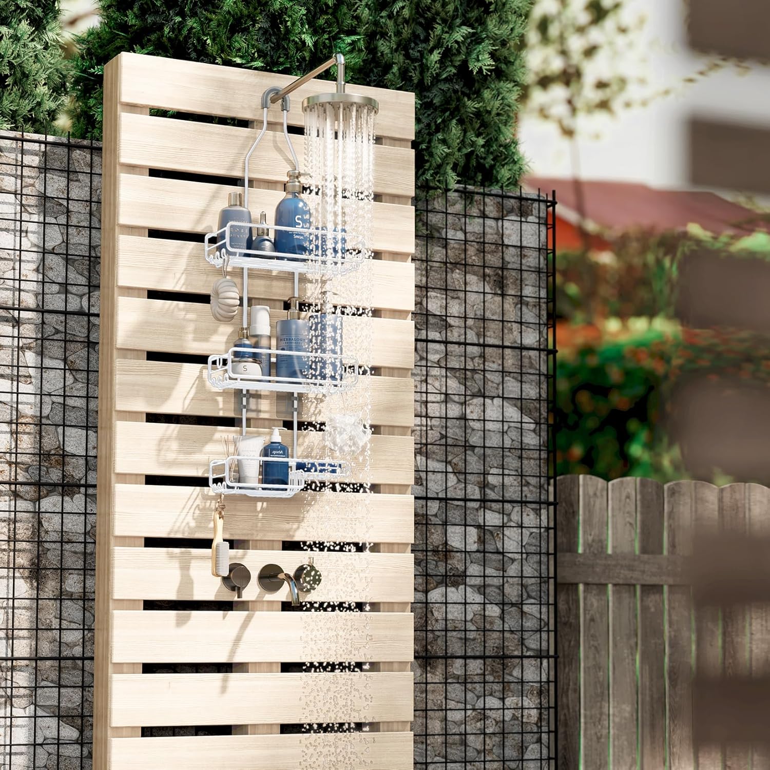 Skyapex Shower Caddy Hanging Organizer for Bathroom